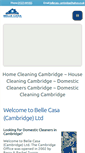 Mobile Screenshot of cleanerscambridge.com